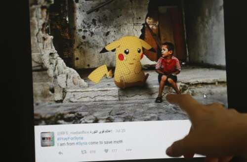 Syrians harness Pokemon frenzy to depict their plight - Jamaica Observer