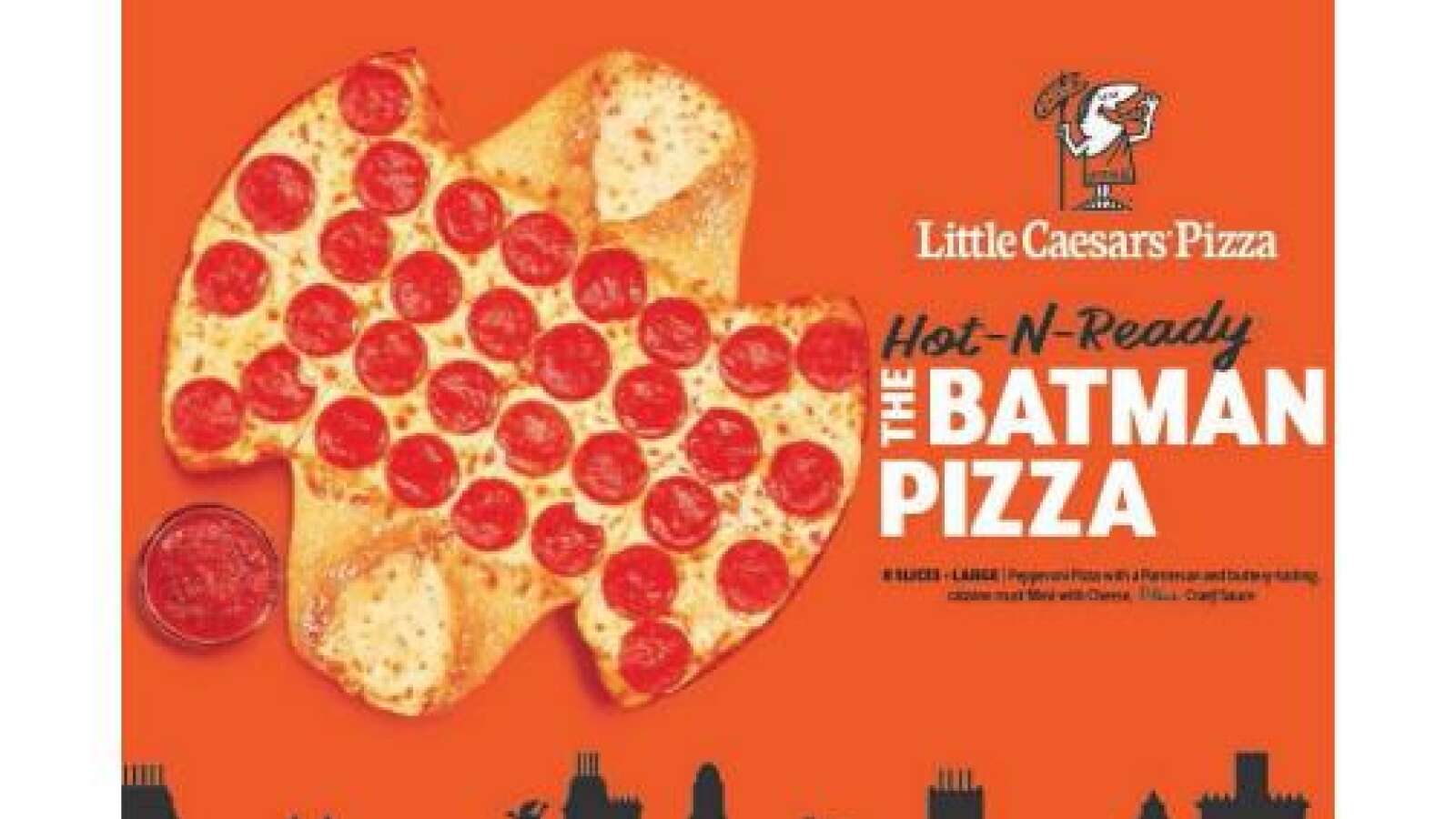 Little Caesars Debuts New Pizza Creation Inspired By Gotham City's Caped  Crusader - Jamaica Observer